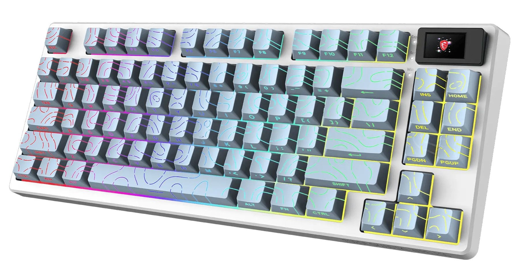 MSI Forge GK600 TKL Special Edition ra mắt: Bàn phím cơ không dây có màn hình 1 inch - Techlade