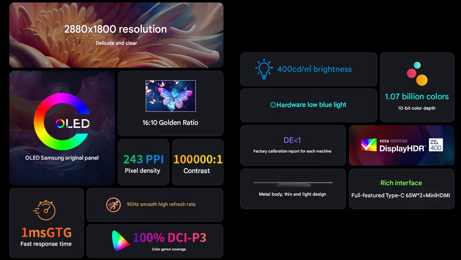 ViewSonic VX14P1-3K-OLED ra mắt: Màn hình di động 14 inch 2.8K OLED, tần số quét 90Hz - Techlade