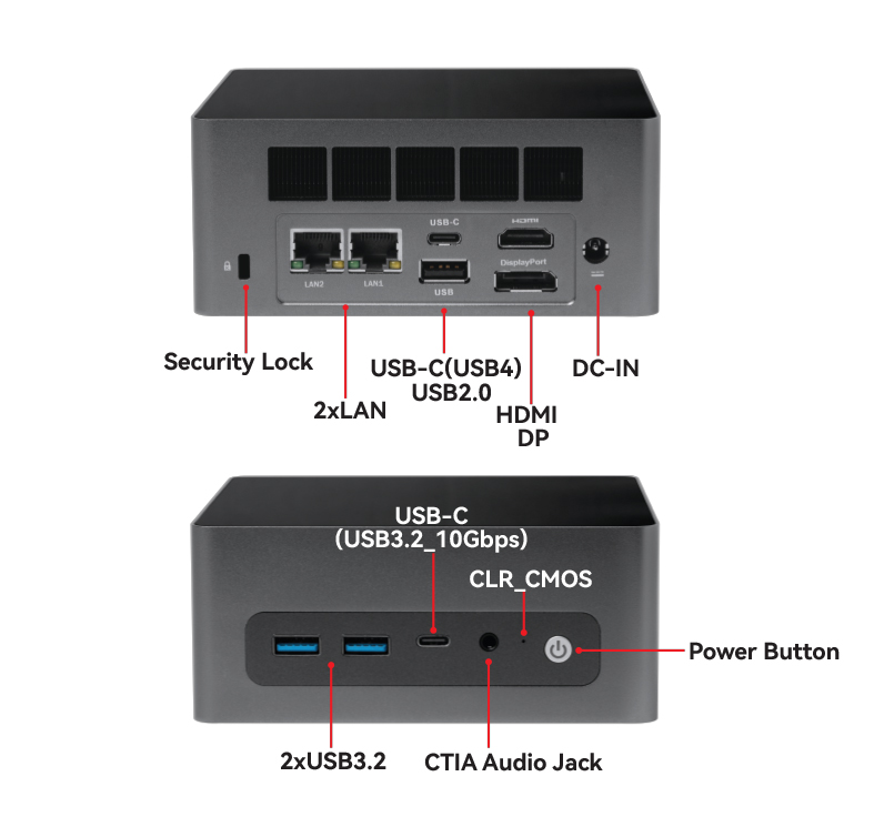 Maxtang MTN-FP850 ra mắt: Mini PC chip Ryzen AI 9 HX 370, hỗ trợ RAM 96GB và eGPU qua cổng USB4 - Techlade
