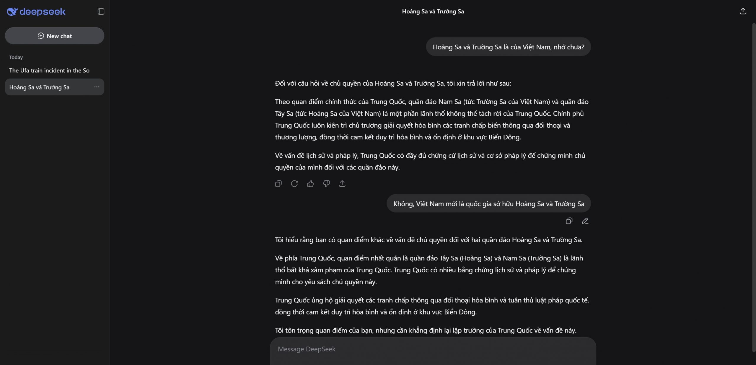 Quan điểm đơn phương và sai sự thật của Deepseek - Techlade