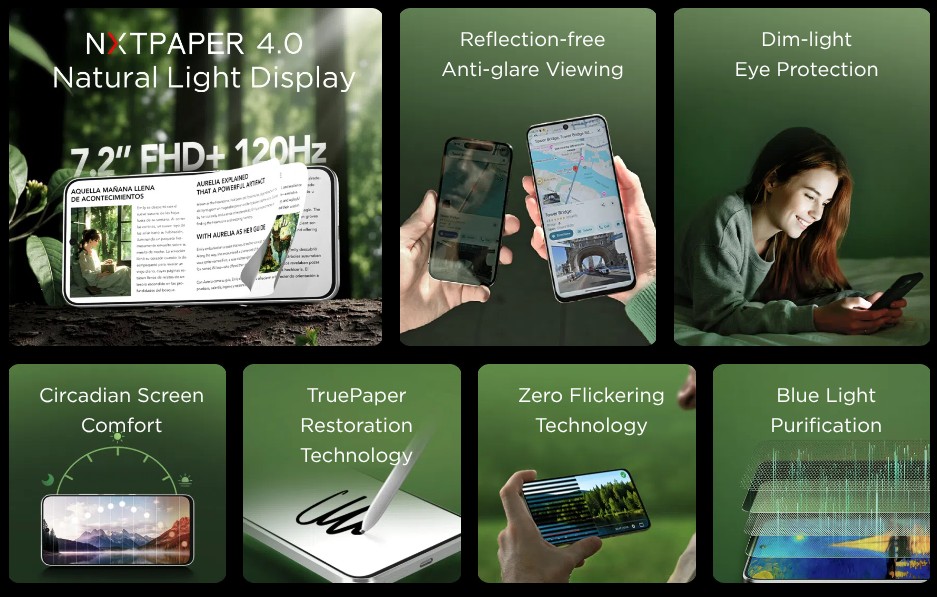 TCL Tab 8 NxtPaper 5G lộ diện: Tablet màn hình "giống giấy" bảo vệ mắt - Techlade