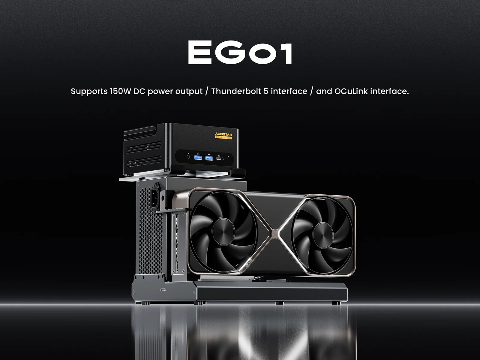 Aoostar EG01 ra mắt: Dock eGPU đầu tiên có Thunderbolt 5 và OCuLink - Techlade