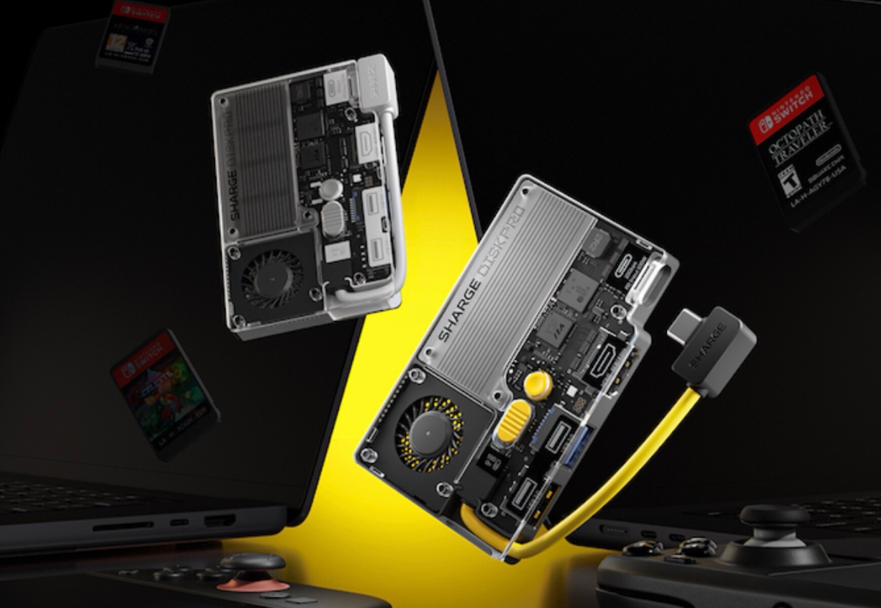 Sharge chính thức ra mắt Disk Pro: SSD di động có nam châm, tích hợp docking station và quạt tản nhiệt - Techlade